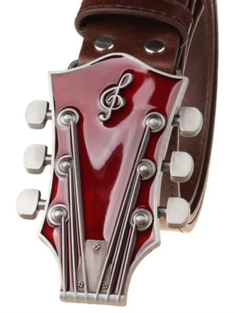 Guitar Head Musicians belt buckle See All 5 Colors